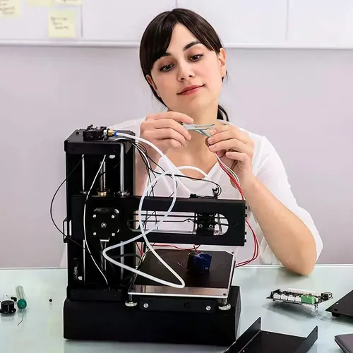Plataforma De Vidrio Con Clip Giratorio Para Impresión