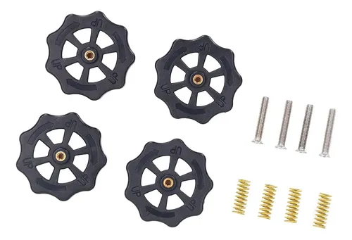 Tuercas Metal Niveladoras Para Impresora 3d Con Resortes