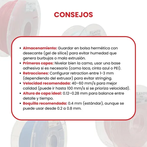 Filamento Impresión 3d Pla High Speed Filanova X 1kg