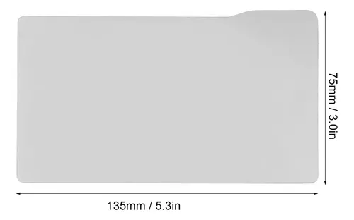 Película De Acero Para Impresora 3d De 135 X 75 Mm Para Eleg