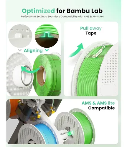 Filamento Pla 3d Marswork 1.75mm 8x250g Colors