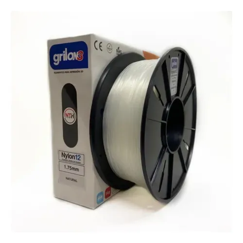 Filamento 3D Grilon3 Nylon 12 de 1.75mm y 1kg natural