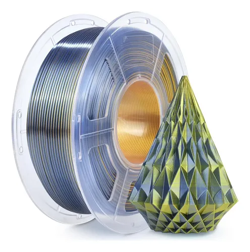 Filamento Silk Pla+ Jayo 1.1kg Doble Color, Brillante Y -cn