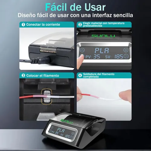 Sunlu Conector De Filamento,con 200 Piezas De Funda De Ptfe