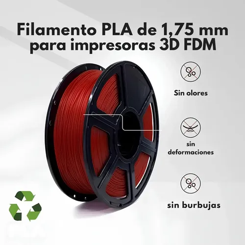 Filamento Flashforge PLA 1.75mm Amarillo Impresora 3D 1kg