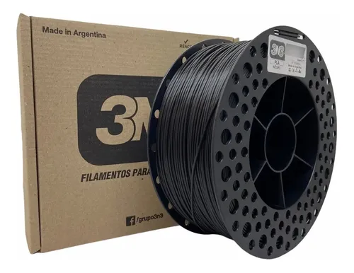 Filamento Pla 3n3 1kg 1.75mm Negro -n4print