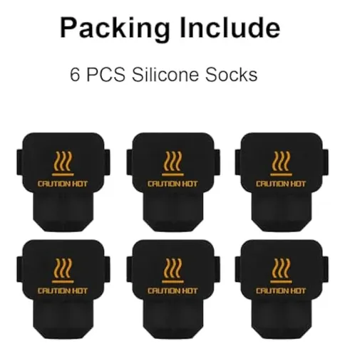 Calcetines De Silicona Hotend Para Impresora, 6 Piezas, Extr