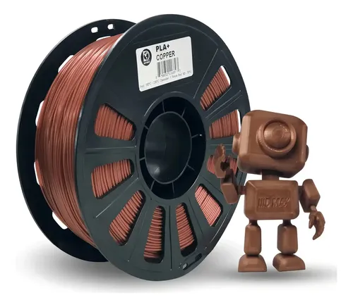 Filamento Impresora 3d Pla+ Iiid Max De 1.75mm X 1kg Color Cobre Copper