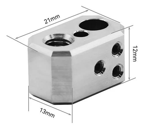 Para Extrusora Prusa I3 Mk4 Hotend+boquilla De Latón E3dv6 D
