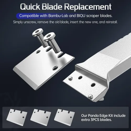 Raspador Para Impresora 3d Biqu Panda Edge Con Kit De Herram