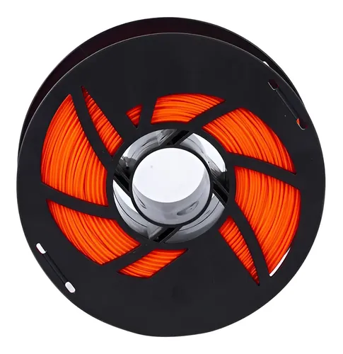 Filamento ABS Naranja Flúo 1.75mm 1kg Impresora 3D Grilon3