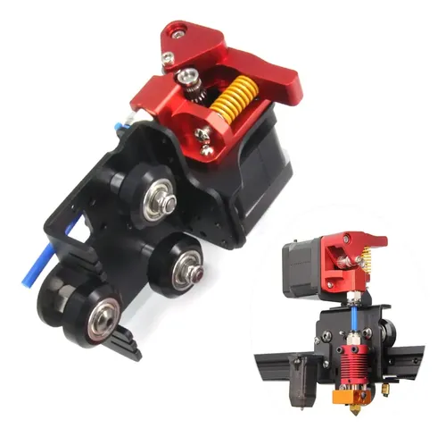 Kit Extrusor Doble Motor Y Placa Aluminio Para Impresora 3d