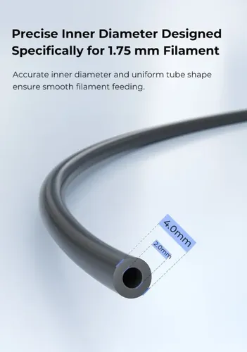 Tubo De Teflon Ptfe Ultra Suave Capricorn Teflón 1 Mts