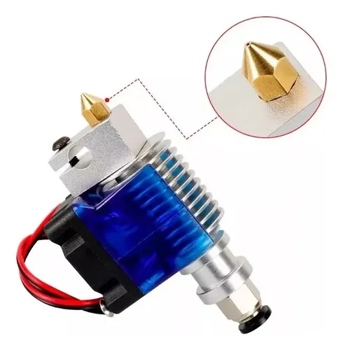 Kit X 5 Nozzle Pico 1.75 Mk8 Hotend Bronce Para Ender Cr-10