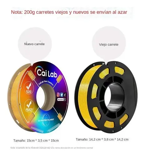 Filamento Brillante De 1.75 Mm De Pla Seda Para Impresora 3d