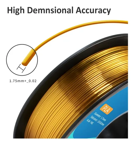 Impresora 3d Sik Filament Pad, Sik Gold Pad Filament, 1 Kg (