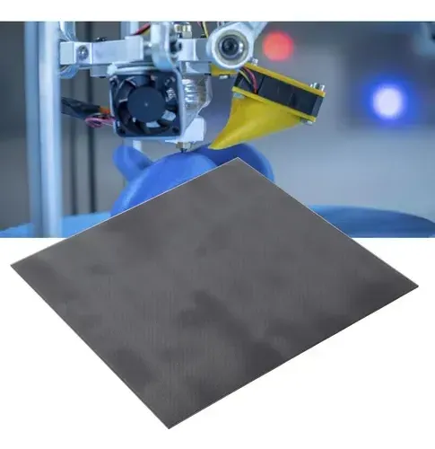 Placa Vidrio Templado 3d 510x510x4mm Alta Dureza