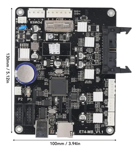 3d Printer Control Board 32 Bit Arm Chip 2 Layer Pcb Optimiz