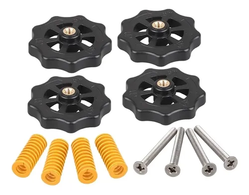 Kit Resorte Y Tornillos Nivelación Cama Caliente 3d