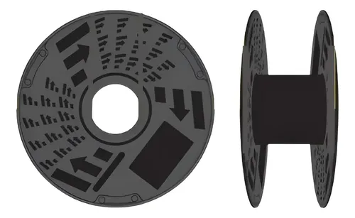 Carrete Rollo Filamento Bobina 3d Vacío X 5 Unidades