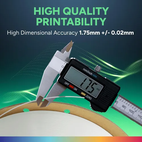 Filamento Tpu 1.75mm Para Impresora 3d Flexible Blanco 1kg