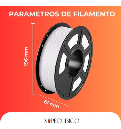 Filamento Pla Anycubic 1kg Alta Calidad Y Precisión 1.75mm Color Blanco