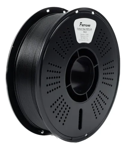 Filamento 3d Petg+ Fibra De Carbono High Speed X1kg Fremover