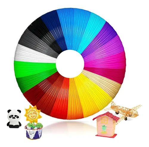 Filamento PLA Yydsmart Repuesto Lápiz 3D 1.75mm 20 Colores 5m