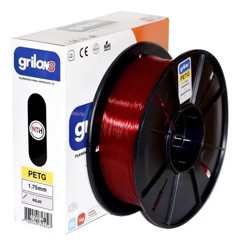 Filamento 3D Grilon3 PETG de 1.75mm y 1kg natural