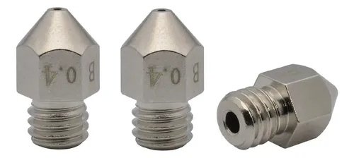 3 Boquillas Latón Resistentes 0 4mm Para Impresora 3d