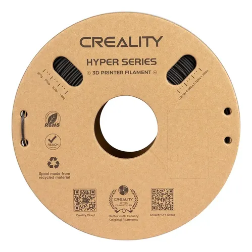 Filamento Hyper Pla Carbon Fiber Creality 1 Kg 300mm/s