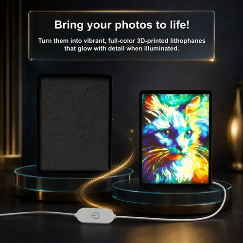Kit De Retroiluminación Led Lithophane Light Box Bamoacc, 14