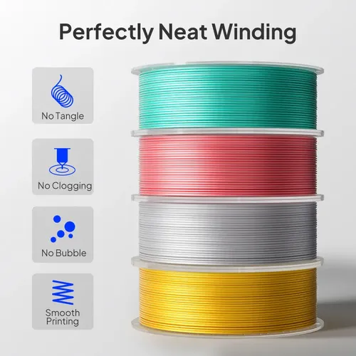 Filamento Elegoo Silk Pla 1kg 3d Tricolor Bicolor Solo | Stf Silk Bronze
