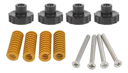 Kit Resorte Y Tornillos Nivelación Cama Caliente 3d