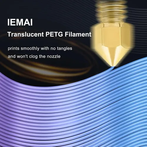 Filamento Petg Iemai 1.75mm Gradiente Azul A Púrpura 1kg