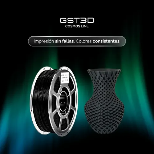 Filamento Pla+ High Speed Gst3d Cosmos 1kg 1.75mm Amarillo