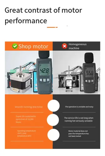 Impresora 3d Nema 42 Stepper Motor+cable Xh2.54 17hs4401 38