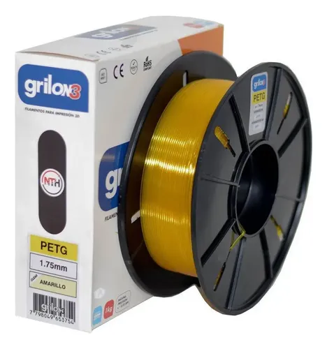 Filamento 3D Grilon3 PETG de 1.75mm y 1kg natural