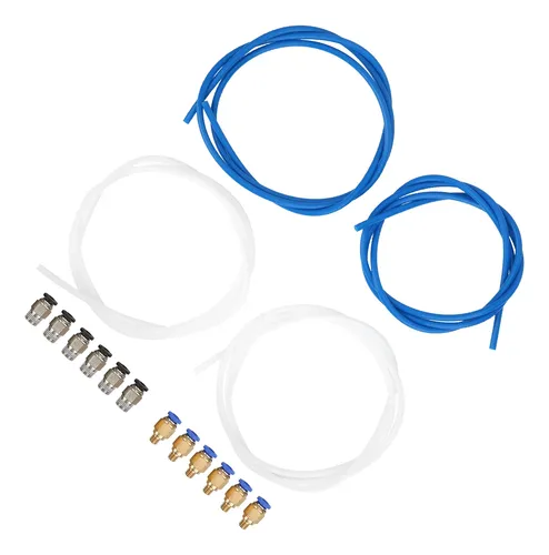 Accesorios Impresora 3d 4 Tubos Ptfe 6 Conectores