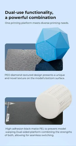 Kit Cama De Impresión Doble Cara Creality: Peo+pei 235*235mm