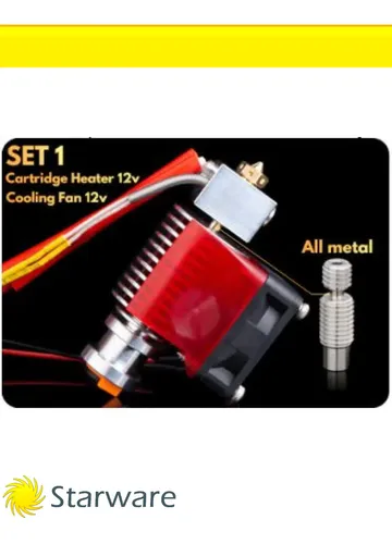 Hotend Trianglelab V6 Metal 12v Bowden Kit