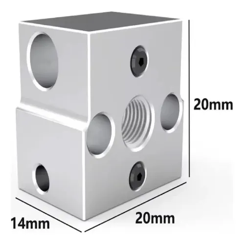 Bloque Calefactor Alternativo Para Hotend De Ender 3 V3 Se