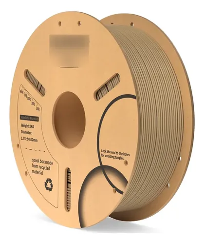 Filamento PLA Elegoo Madera de 1.75 mm y 1 kg para Impresora 3D