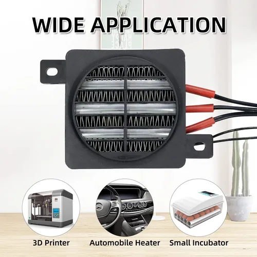 Calefactor De Ventilador Ptc Ptcyidu 110 V 200 W Cerámico Ne