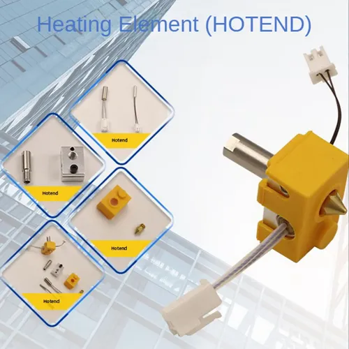Kit Hotend 3x Bico, Termistor, Haste, Calentamiento 3d