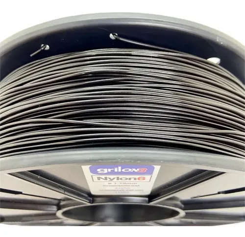 Filamento 3D Grilon3 Nylon 6 1.75mm Negro 1kg Alta Resistencia