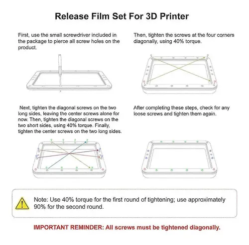 Vina De Resina De Película Fep Para Anycubic Photon Mono/photon Mono 4k/