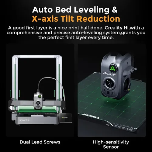 Impresora 3d Multicolor Auto Nivel Y Motor Servo