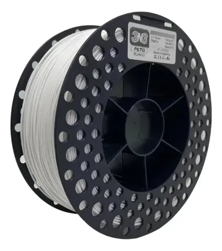 Filamento Petg 3n3 1kg 1.75mm Impresion 3d Color Blanco
