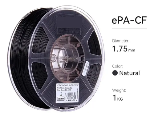 Filamento De Nailon Relleno De Fibra De Carbono,